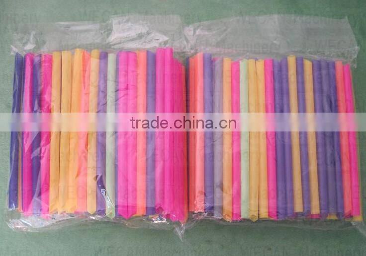 SGS certificate hard plastic drinking straw for bubble tea drinking