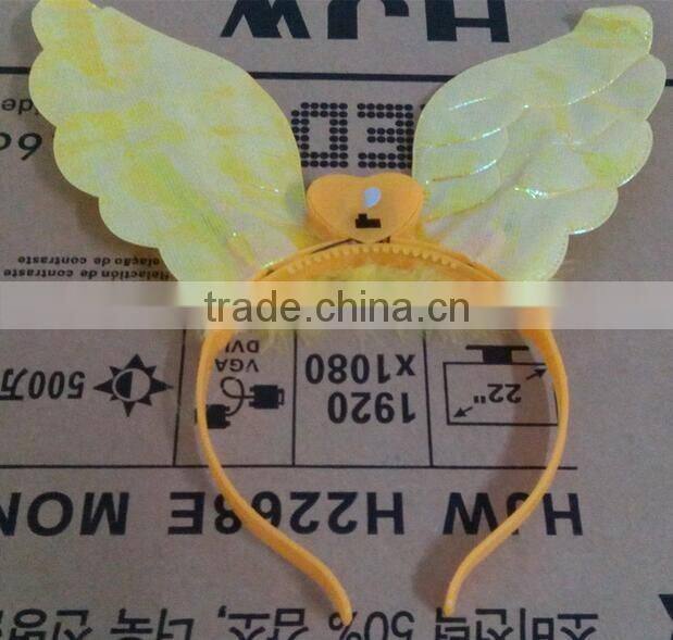 hot sale LED Hair Accessories Flash Ox horn Hairpin Headband for Halloween Party crazy party