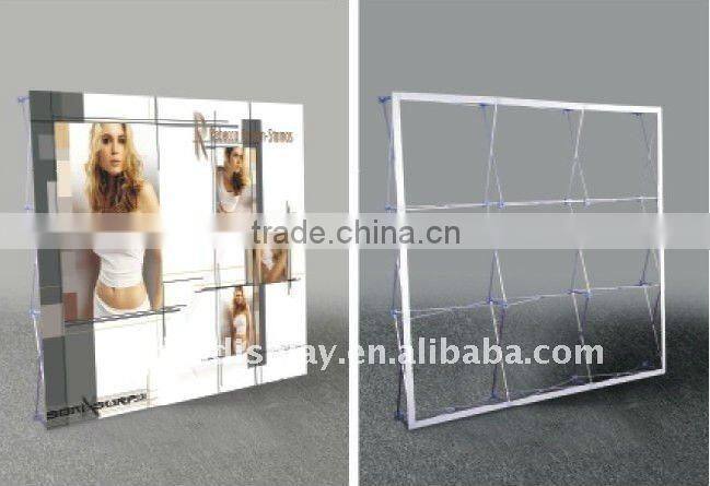 Trade show 3*3 3*4 folding metal pop up expo stand