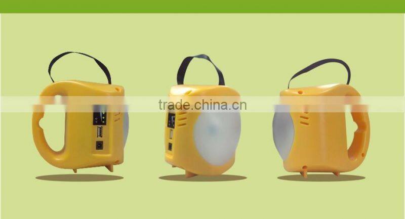 Solar LED lantern with hand string