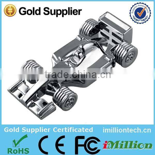 Factory whosale high quality F1 racing car usb flash drive with free logo