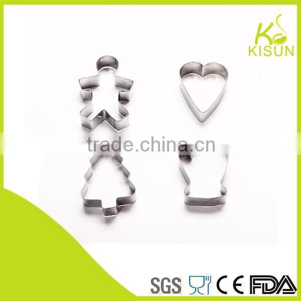 a set biscuit tool hand shape with stainless steel material