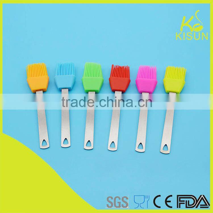 Silicone Brush colorful anti high temperature silicone pastry brush grill brush