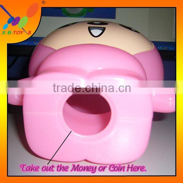 Lovely cartoon Money Box for kids, New design Coin Bank, Plastic Money Saving Box for Children.