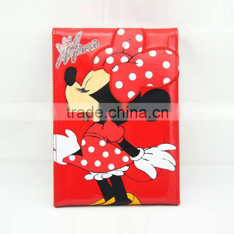 PU Leather Mickey Mouse Foldable Table Makeup Mirror