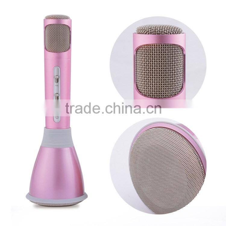High quality mini portable wireless bluetooth microphone karaoke microphone