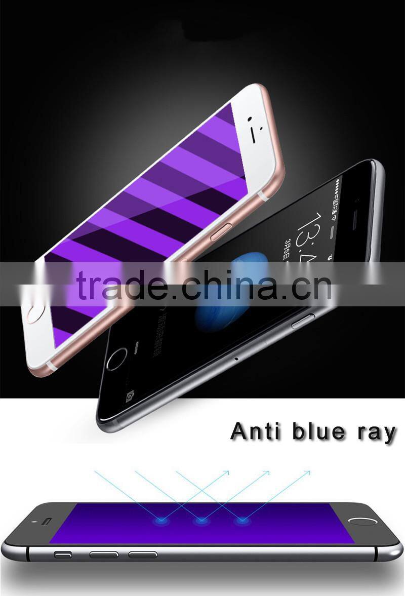 2016 NEW products of anti blue ray tempered glasses screen protector film for iPhone 6