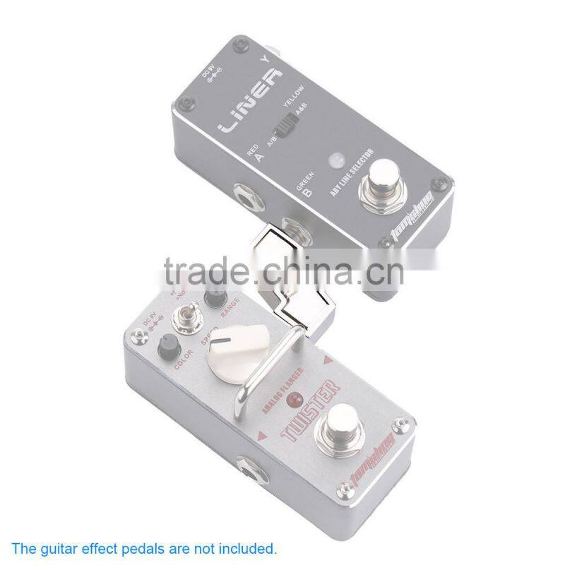 Z Type Audio Adaptors 6.35mm 1/4" Plug Connecting Jack Zinc Alloy Connector for Electric Effect Pedal
