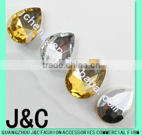 Acrylic stone for garment accessory