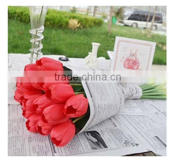 Modern decorative artificial tulip flower,tulip flowers for decoration