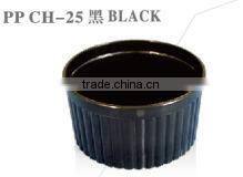 Wholesale High Quality Resistant Baking Cup Mousse Pudding Plastic Disposable Cups Black White Transparent Colors