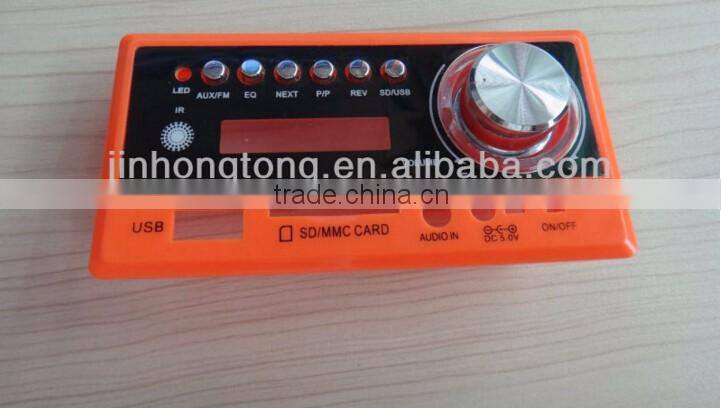 JF-308F audio front Panel with USB SD MMC Card speaker parts diaphragm Speaker Accessories Manufacturers (Hot sale)