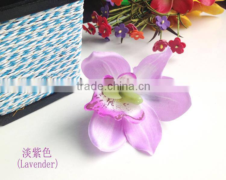 Artificial Cymbidium Hair Flower Orchid Flowers Hair Clip