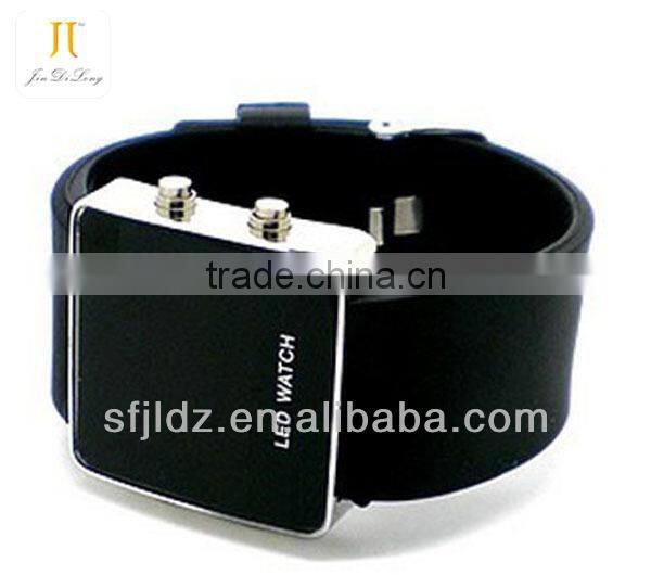 New fashional led silicon cheap watch phone