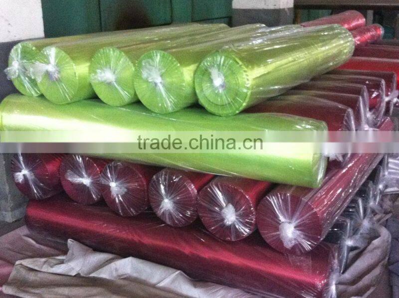 Cheap Wedding Decoration Satin Fabric Jumbo Roll