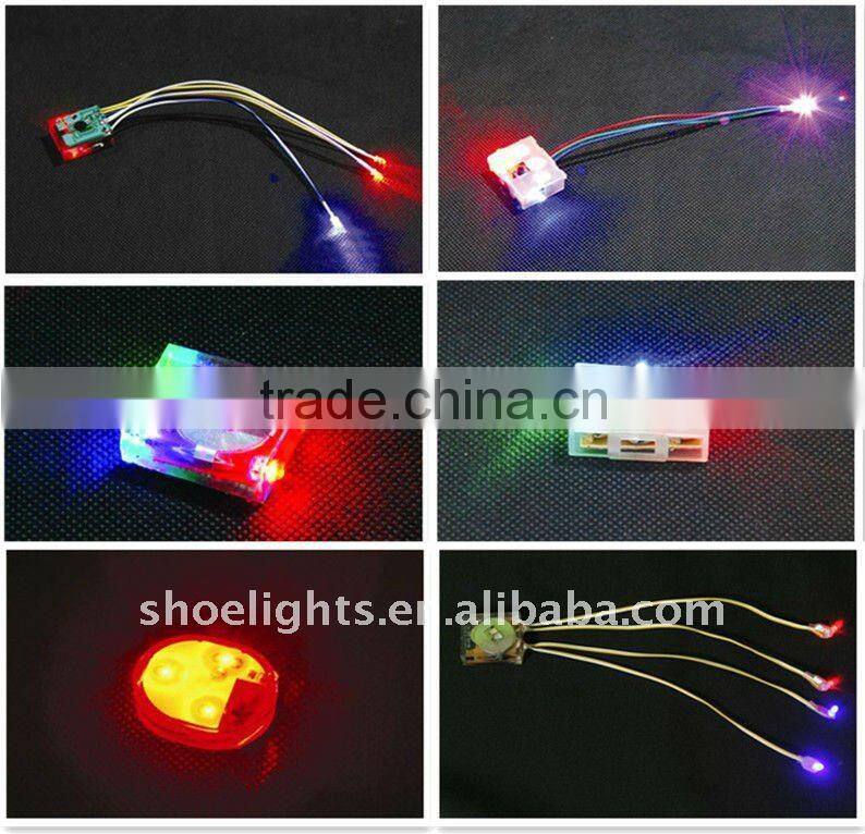 3 red led lights for clothing YX-8301