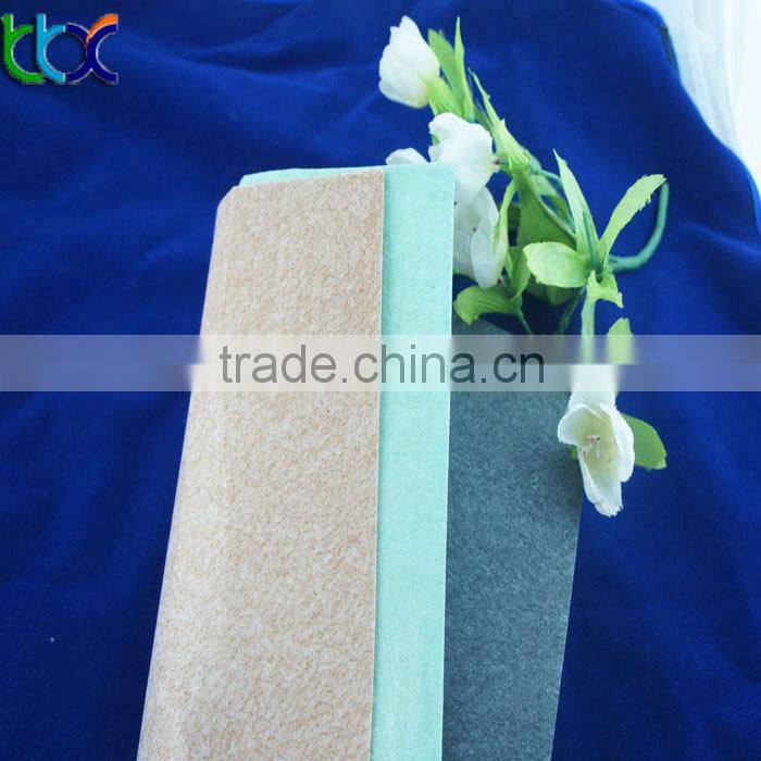 0.8mm Non woven imitation leather fabric for shoe lining materials lining for leather shoes