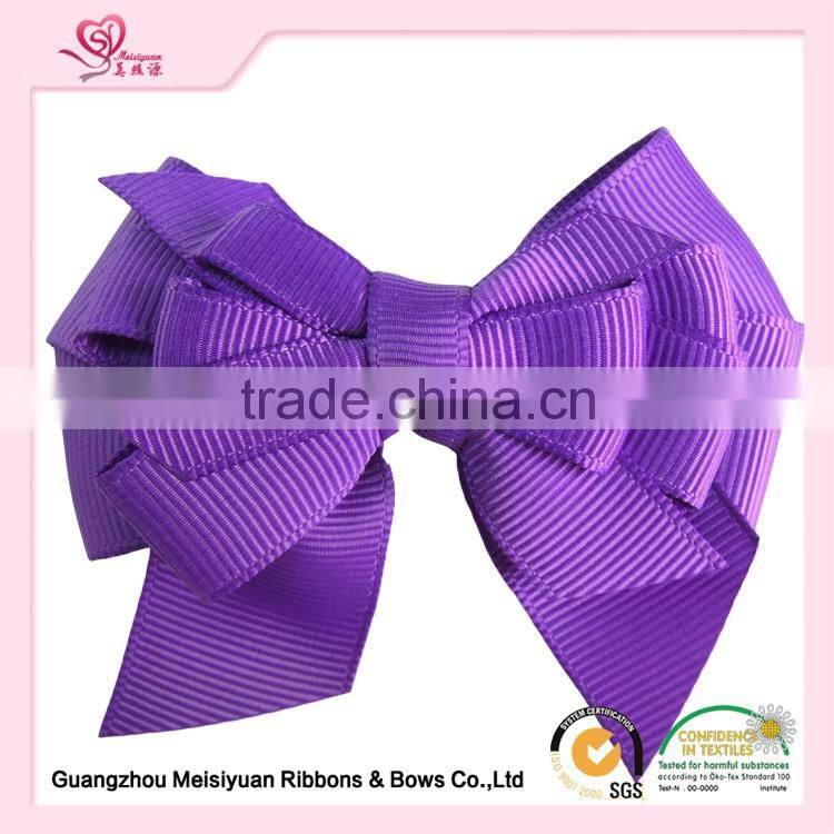 Two Color Mix Pinwheel Children Hair Bows Headband Girl Hair Bow Baby Headwear With clip