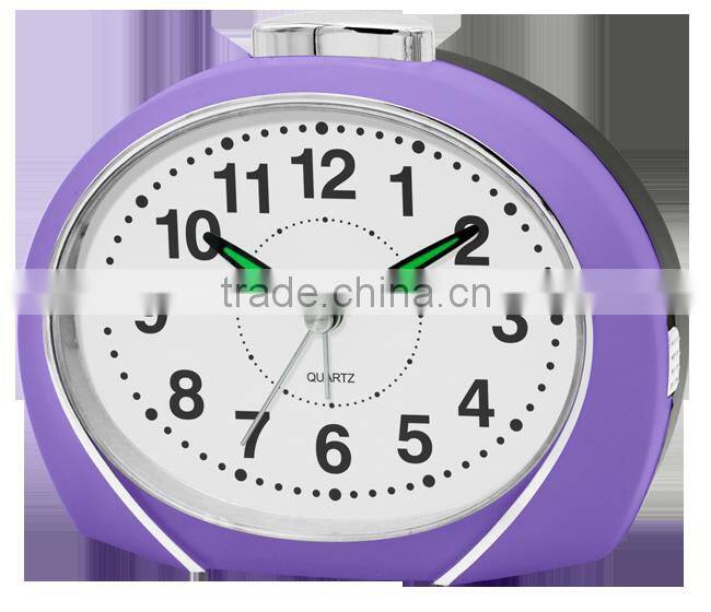 hot selling fashion sweep clock led light alarm clock
