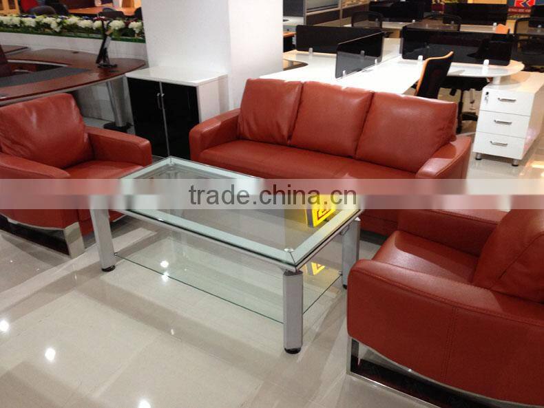2015 office furniture high end leather sectional sofa