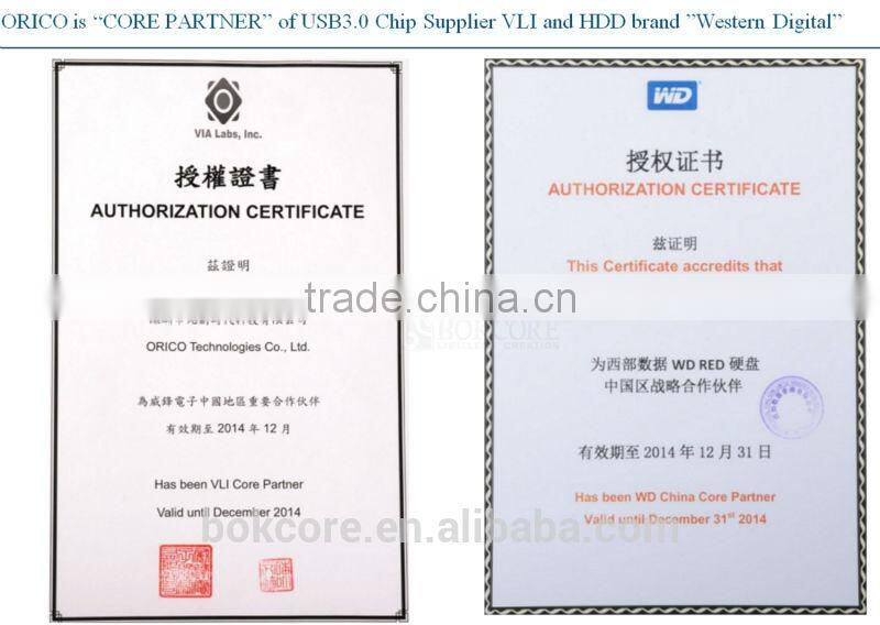 Shock Proof 2.5 inch Type C SSD HDD Enclosure ORICO 2539C3, Support UASP