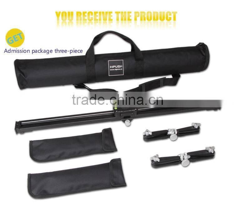 Factory supply camera mini rail dolly slider 80cm for DV camcorder with pan head