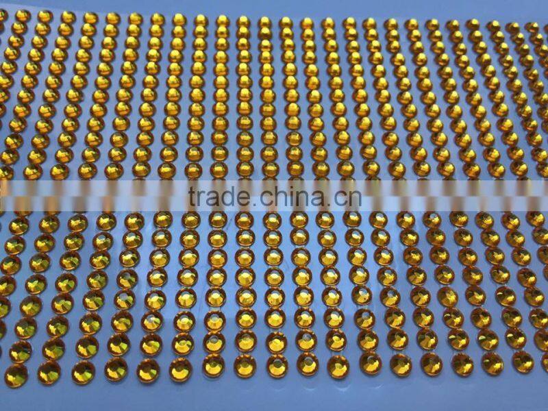 glitter self adhesive crystal rhinestone sticker sheets