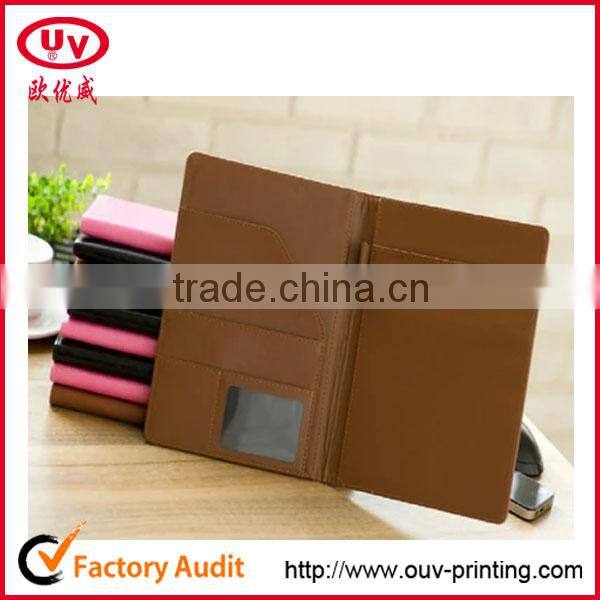A4 PU leather bound portfolio folder