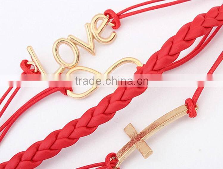 MYLOVE magnetic bracelet charm cross wristbands MLCN009