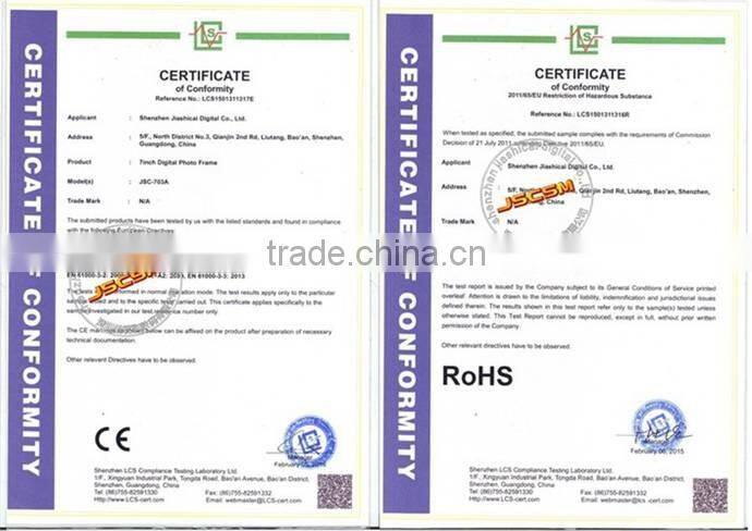 Hot sale 7inch metal auto play multifunction buttons digital signage player for advertising