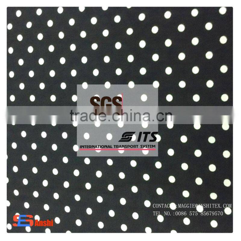 100 polyester single jersey spandex fdy printed polyester knit fabric for women underwear/dress fabric
