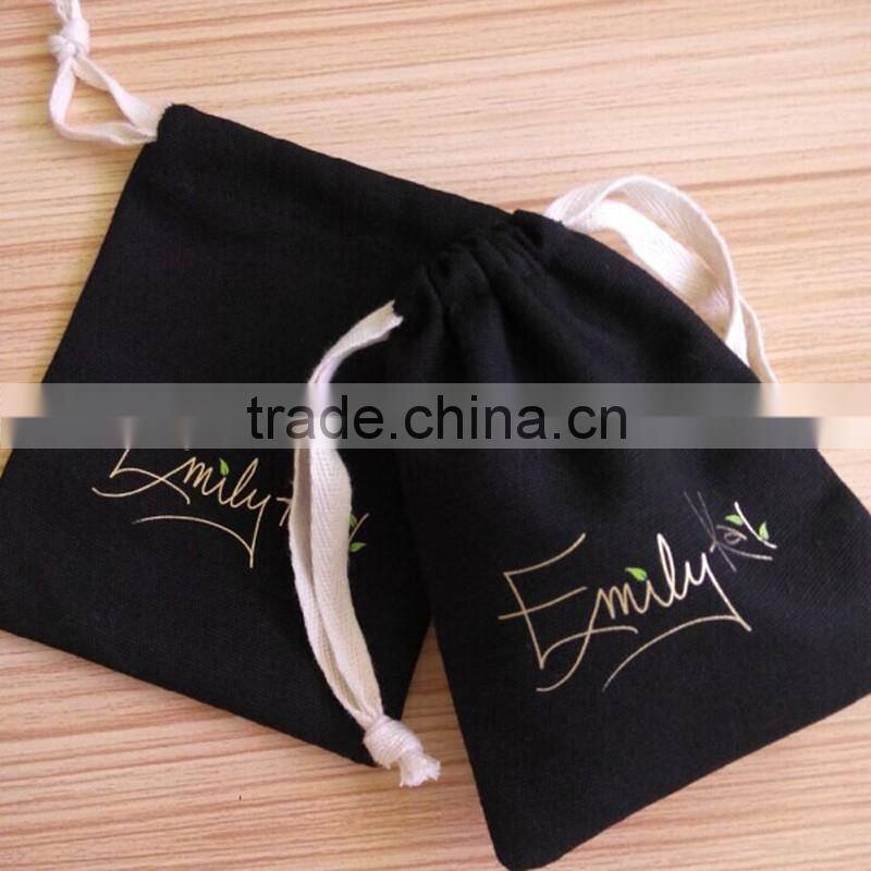 Wholesale custom printed small canvas stand up pouch with zipper