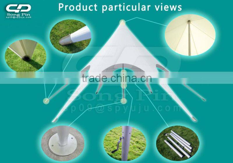 Display Single top Star tent with custom OEM logo printing