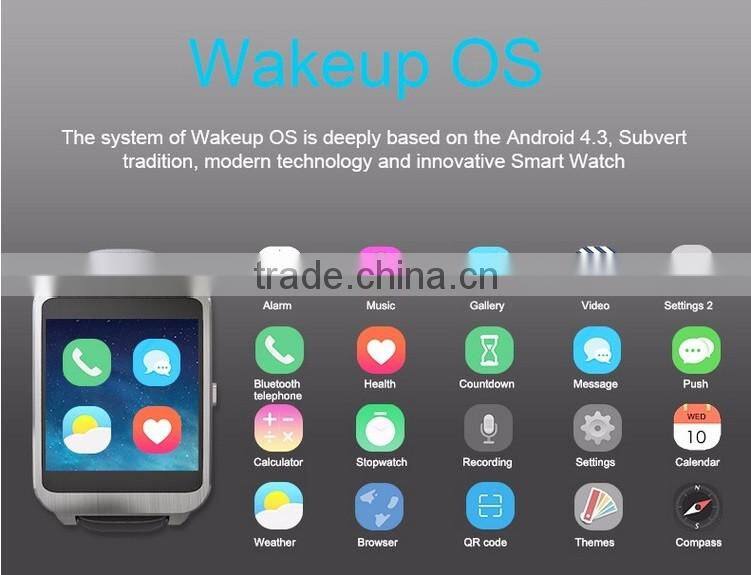 Latest style promotion high quality remote camera i95 smart watch, with 3G/WIFI revision android system