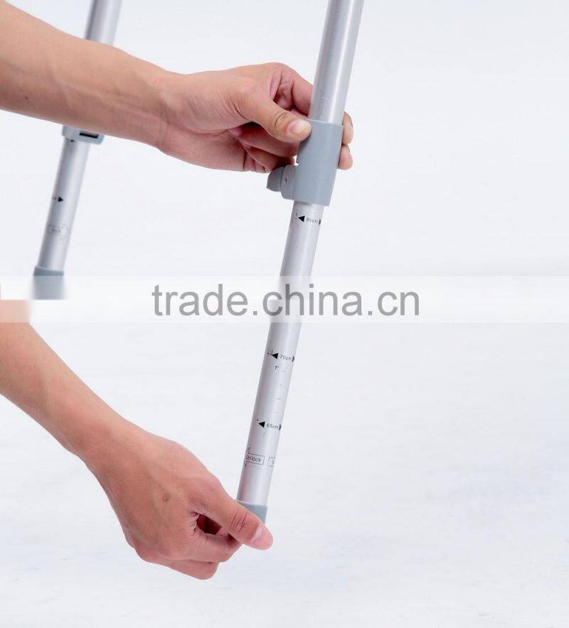 Metal folding table with injection border and MDF table board