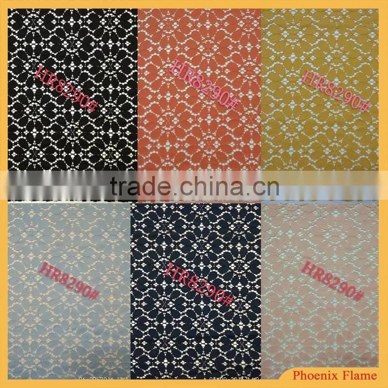 3D embroidery high class lace fabrics indian lace water soluble lace