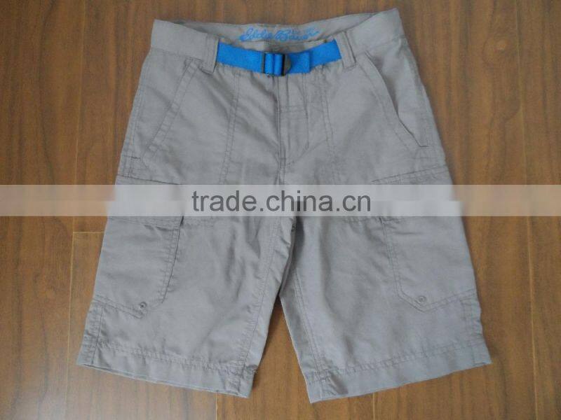 Custom poplin camouflage printed boys half cool short pant