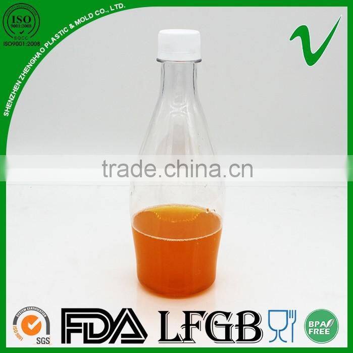 500ml PET empty tea coffee plastic bottle for beverage packaging