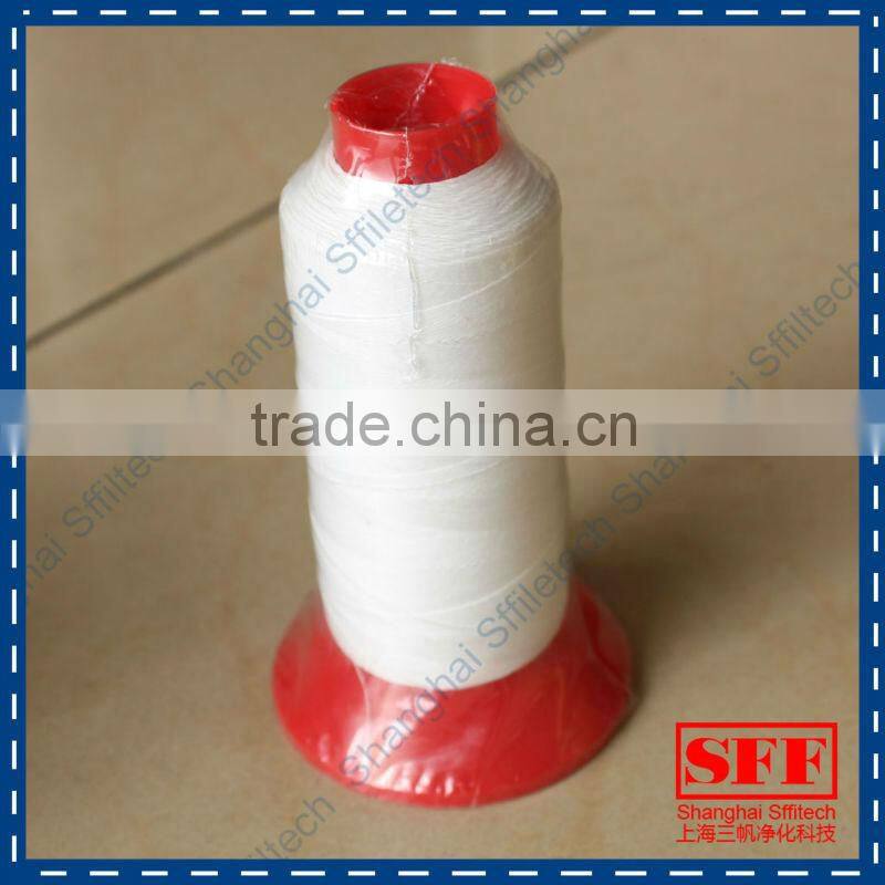Industry high quality sewing thread teflon thread for aramid filter bag