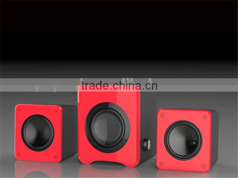HOT SALE! RED Mini speaker for Mobile Phone, Computer, MP3,MP4,Pad,etc
