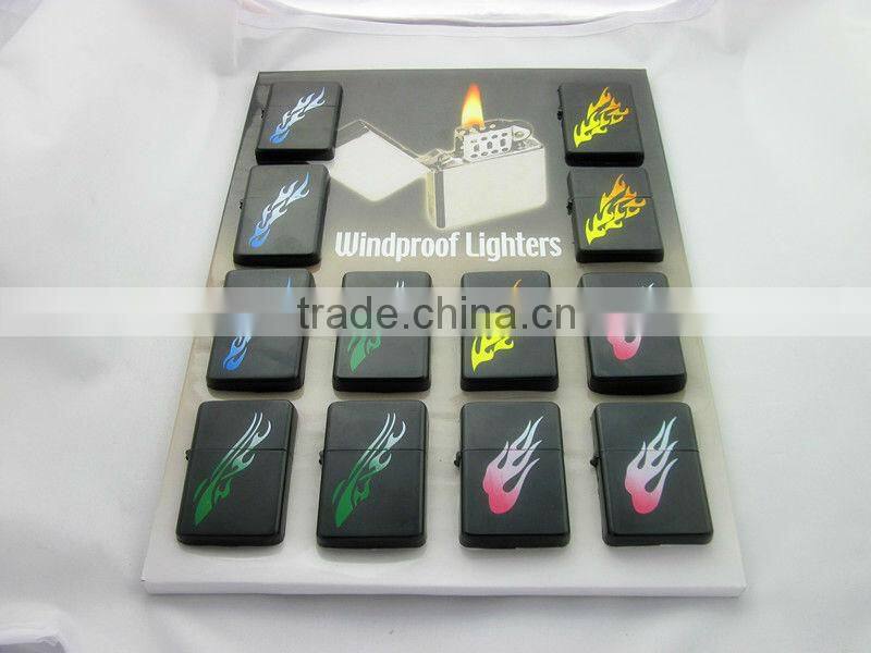 oil cigarette lighter by silkprint ,Metal Oil Lighter ,