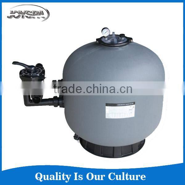 Side mount swimming pool sand filter for reverse osmosis
