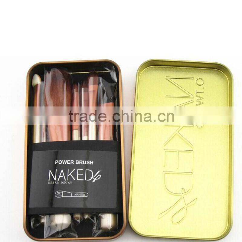 Professional 7pcs/set nake 4 makeup brushes tools set NK4 Make up Brush Set
