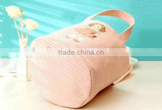 China factory direct wholesale fancy canvas warmer lunch tote bag with inner bag