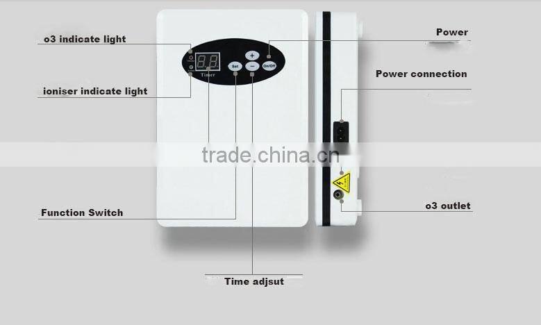 Fashion ozone and ion air purifier machine for used in home