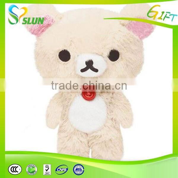 Cute bear plush toys super soft customized stuffed plush toy factory price