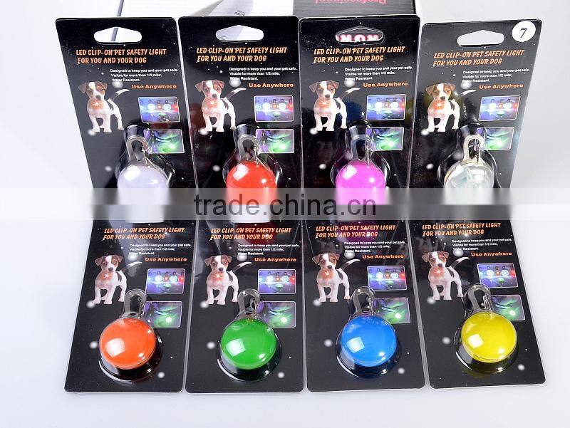 pets dog safety clip led
