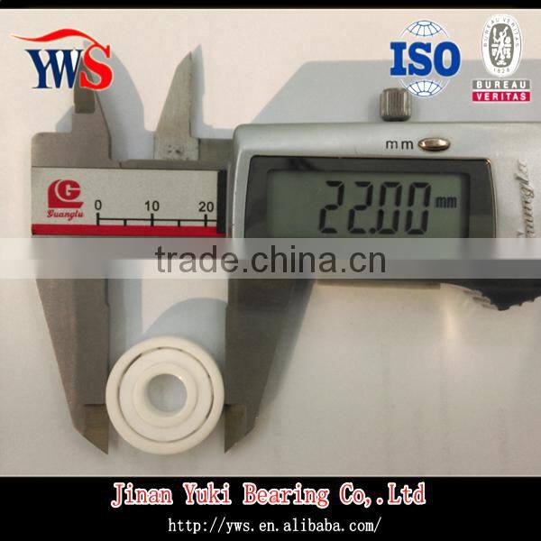 high quality ZrO2 full ceramic ball bearing 608 with PTFE cage
