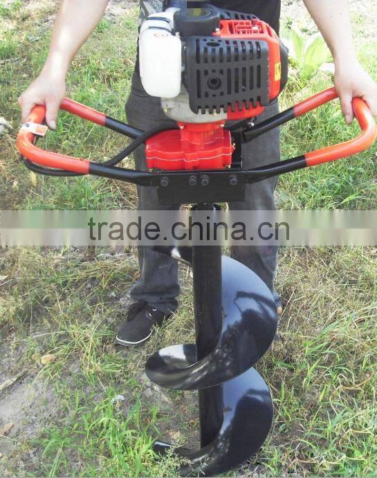 52cc gasoline hand ground auger torque earth drill