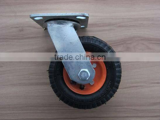 pneumatic castor rubber wheel